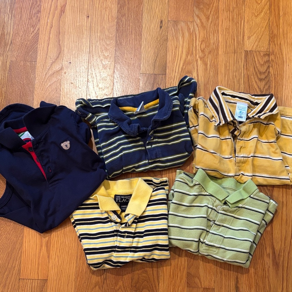 Old Navy, Children’s Place, and All Mine assorted Polo Shirts